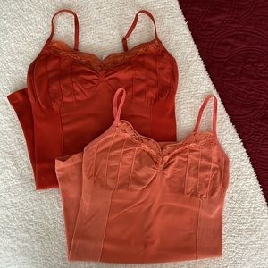 SOLD - Body-Slimming Built-in Bra Tanks